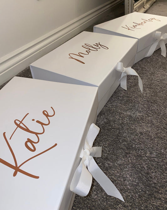 Personalised Bridesmaid Boxes